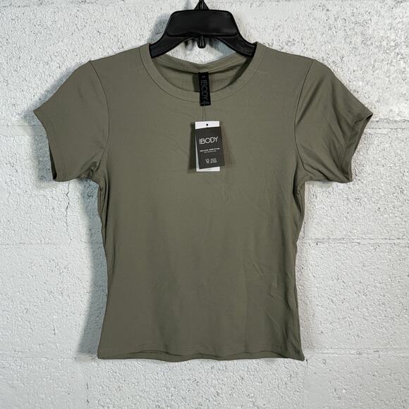 Cotton on Women's Active Rib Gym T-shirt - Dusty Khaki small - Picture 1 of 6